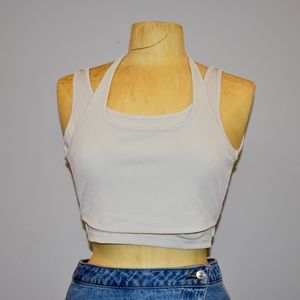 Cider Layered Crop Corset Top